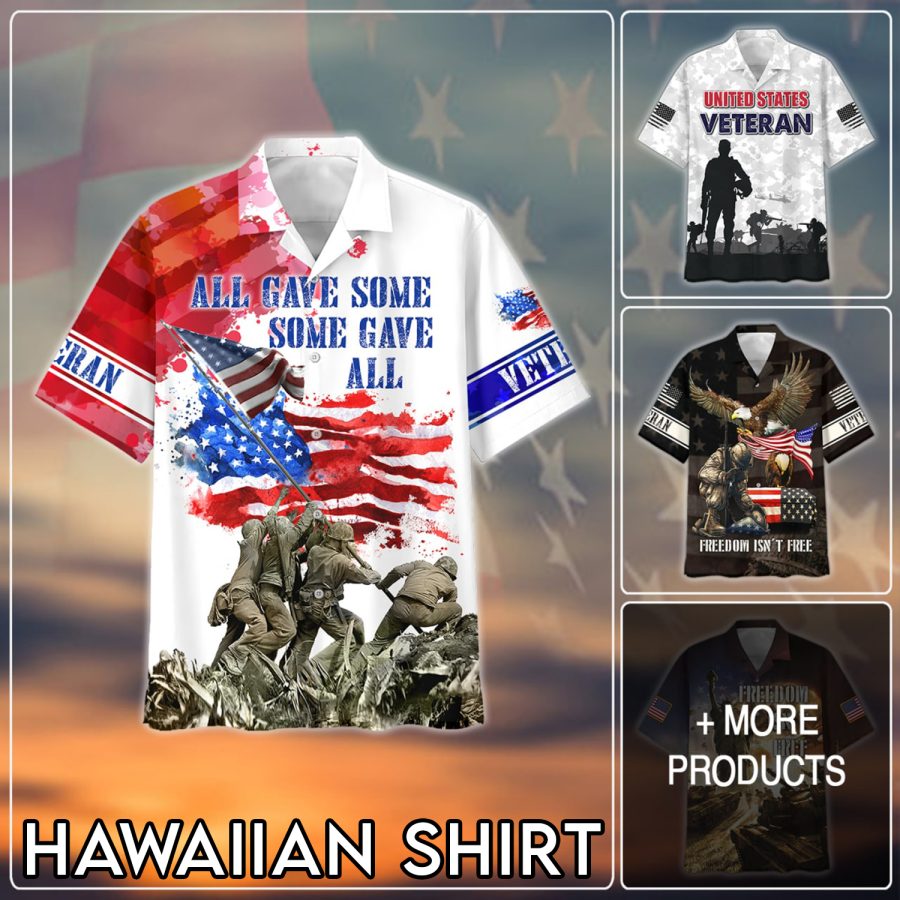 mk ads veteran Hawaiian Shirt